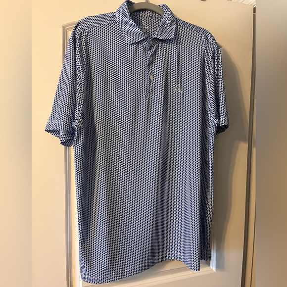 Rhoback performance polo style shirt. Size XL, with Texas print. - Picture 3 of 6